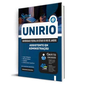 Imagem de Apostila Concurso Unirio 2025 - Assistente Em Administração - Editora 