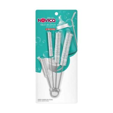 Imagem de Escovas de Fácil Alcance Limpeza Pequenos Espaços Noviça - Bettanin, E