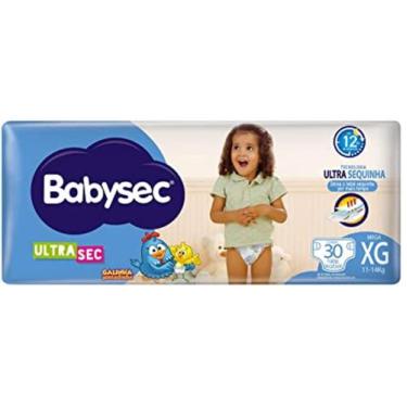 Imagem de Fralda Babysec Ultrasec Galinha Pintadinha MEGA - Tam XG - 30 unidades