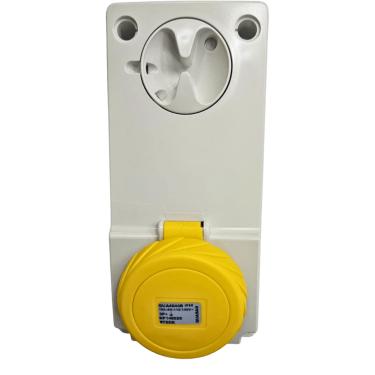 Imagem de Tomada Quasar 3P+T 110/130V 16A C/Bloqueio IP65 Cod. QUA4044B – Steck