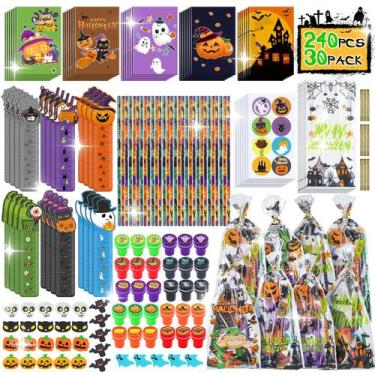 Imagem de Conjunto de papelaria PaleyFer Halloween, pacote de 30 para crianças e