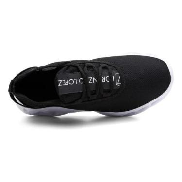 Imagem de Tênis Academia Masculino Esportivo Ortopédico Leve e Relógio - Lorenzo