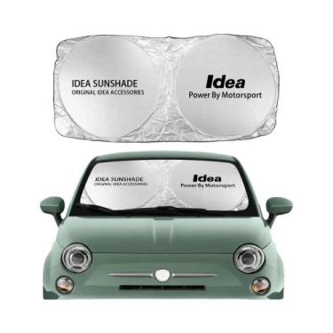 Imagem de Protetor Solar Para Para-brisa De Carro Fiat 500 Panda Punto Bravo Tip