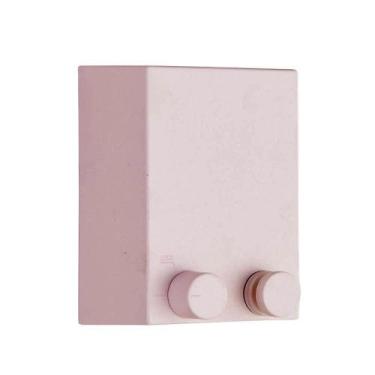 Imagem de Varal Retrátil De Parede Corda Ajustável Em Aço Inox Rosa - YAAY