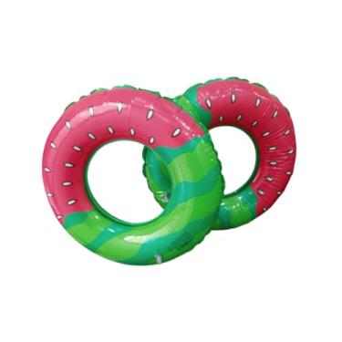 Imagem de kit com 2 Boias formato de Rosquinha Donut's Adulto e Infantil Inflável 80cm Cintura Redonda Circular(2)
