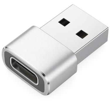 Imagem de Adaptador USB Tipo-C Fêmea para USB-A Macho OTG Conversor | Conector USB 3.0 para Smartphone, Tablet, Notebook, Carregador e Acessórios