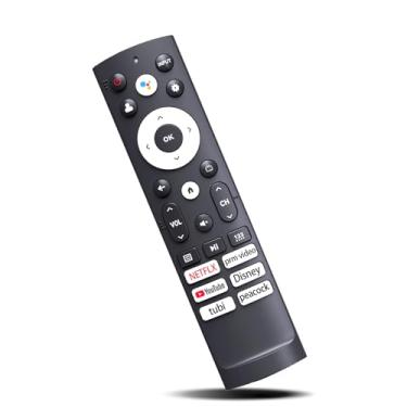 Imagem de Controle remoto infravermelho de substituição ERF3M90H para Hisense Smart Google TV 55A6H 55U7K 55U6H 43A6H 65A6H 75A6H 65U8H 50A6H 65U6H 50U6H 75U8H 75U6H 65A53FUA 55A53FUA (sem voz Função) Novo