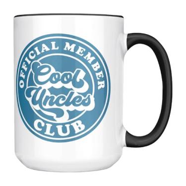 Imagem de Always Earth Day Caneca Cool Uncles, 425 g, membro oficial Cool Uncles Club, presente para tio, dia dos pais, anúncio do bebê, azul