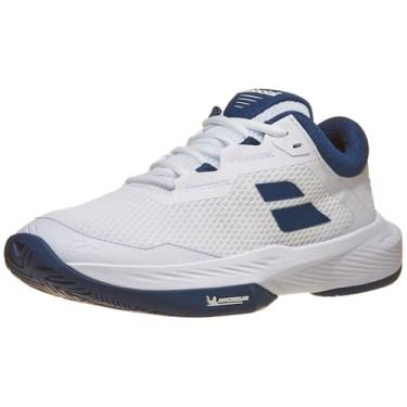 Imagem de Babolat Tênis masculino SFX4 All Court, Branco/Azul Estate, 42