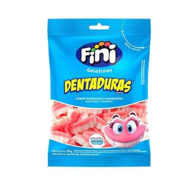 Imagem de Balas de Gelatinas Fini Dentaduras 90g