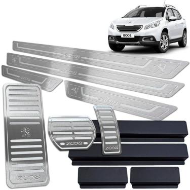 Imagem de Soleira Pedaleira Descanso Peugeot 2008 2015 2019 Automático