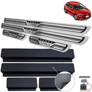 Imagem de Soleiras Gravação em Preto Baixo Relevo Polo Sense Aço inox