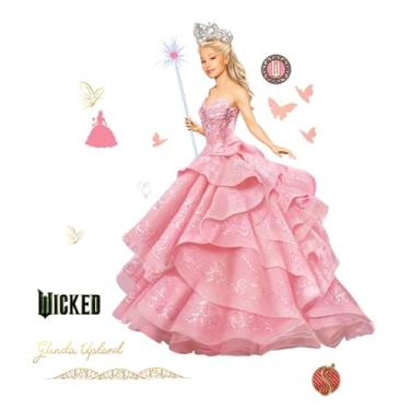 Imagem de RoomMates Decalques de parede rosa Wicked Glinda, RMK5571GM