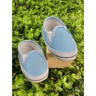 Imagem de Tênis Sapato Calce Facil de Bebê Recém-Nascidos Passeio Casuais Menino