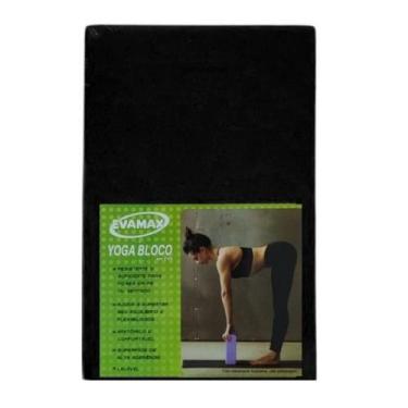 Imagem de Bloco De Yoga e Pilates EvaMax Preto, Preto