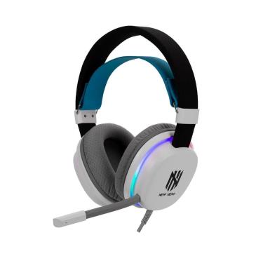 Imagem de Headset Gamer New Hero Mage, RGB, Drivers de 40mm, Múltiplas Plataformas, Branco