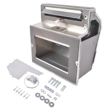 Imagem de Caixa de ar HVAC de alumínio, caixa de aquecedor CA com substituição do motor do ventilador para Kenworth T600 T660 T800 W900 W900L W900B Series Mixizap