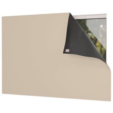 Imagem de Cortina Painel Blackout com Fixador 100% Blackout (Bege, 1,40m x 2,15m)