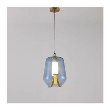 Imagem de Luminária pendente Retro V-intage luminária Designer Luminária de vidro Post Modern bar Cabeceira Quarto - Luminária pendente,Lustres