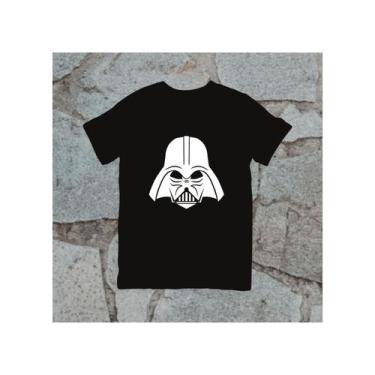 Imagem de Camiseta Star Wars Darth Vader de manga curta 100% algodão - Lightbek 