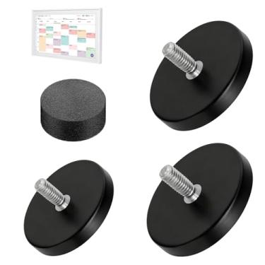 Imagem de Suporte magnético de geladeira para claraboia calendário de 38 cm, revestimento de superfície de borracha para evitar arranhões, sem perfuração, fácil de instalar, conveniente de desmontar, firme e