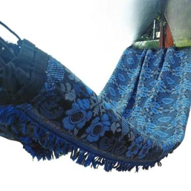 Imagem de Rede de Dormir para Casal - Rede de Descanso para Varanda, Quarto, Sala e Jardim(Azul)