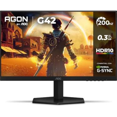 Imagem de Monitor Gamer AOC AGON G42 24" 200Hz 0,3ms IPS HDR10 NVIDIA G-Sync 24G42HE