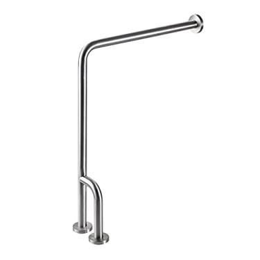 Imagem de Barras de apoio para deficientes para banheiro, corrimão de aço inoxidável, barra de apoio para idosos, sem barreiras, segura, alça em U antiderrapante, corrimãos de auxílio para deficientes