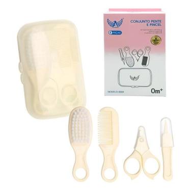 Imagem de Kit Cuidados Higiene Para Bebês Com Estojo 4 Peças - Versatik