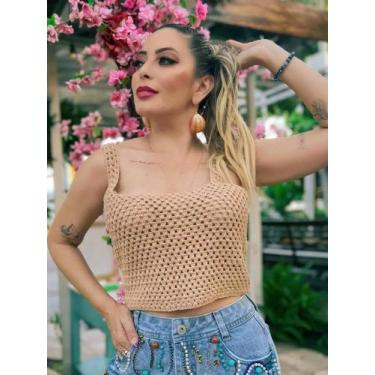 Imagem de Cropped crochê Tr - Magalu 