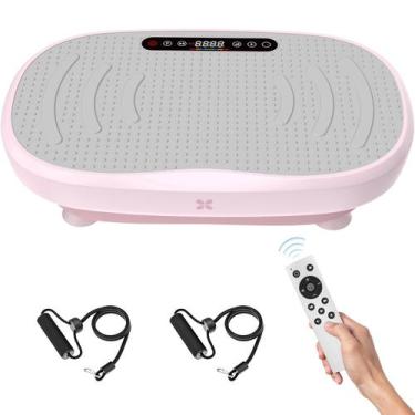 Imagem de Máquina de exercícios com placa de vibração CITXMOTI Bluetooth Pink