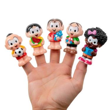 Imagem de Bonecos Miniatura Turma Da Monica Dedoches - Líder Brinquedos
