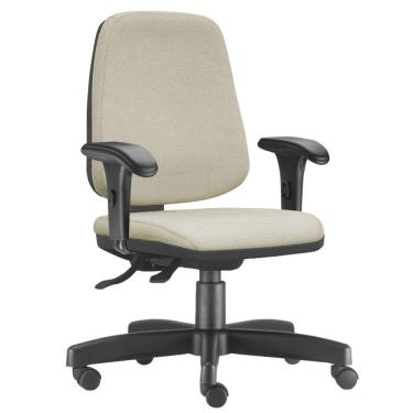 Imagem de Cadeira Giratória Job L02 Diretor Executiva Suede Bege - Lyam Decor