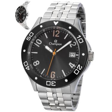 Imagem de Relógio Champion Masculino Ref: Ca31195t Casual Aço Prateado