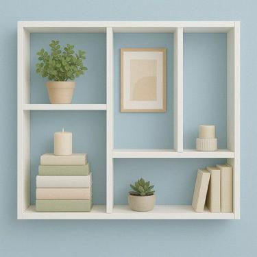 Imagem de Prateleira elegante decorativa mdf 90cm para sala quarto - SIXTEEN DEC