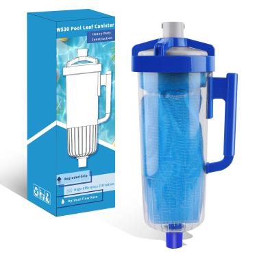 Imagem de Recipiente de folhas em linha resistente W530 de grande capacidade para coletor de folhas a vácuo para piscina com saco de malha adequado para limpador de piscina e spa Hayward para substituição para