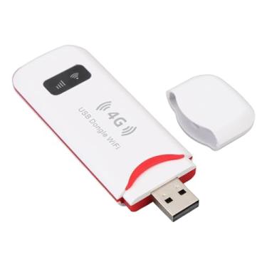 Imagem de Sanpyl Hotspot WiFi USB 4G LTE, Roteador Hotspot Móvel 4G Com Slot para Cartão SIM, Modem WiFi de Rede de Bolso de 150 Mbps Com Suporte para 10 Usuários, para Viagens e Negócios