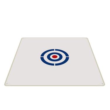 Imagem de Mingzhe Rede de Bola de Pano para Prática de Balanço, Tela Grossa para Escola, Academia, Treinamento Interno, 1,5x1,5m (Branco)