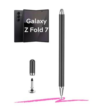 Imagem de Caneta Stylus de substituição para Galaxy Z Fold 7 5G Fold Edition, caneta sensível ao toque de alta sensibilidade e precisão, compatível com Samsung Galaxy Z Fold7, Z Fold 6 S (preta)
