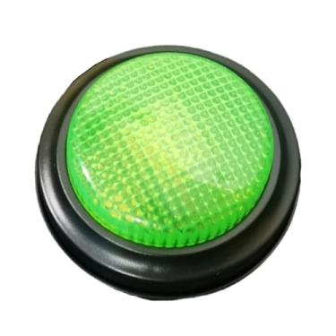 Imagem de harayaa Jogo de perguntas e respostas Beeper Brinquedo educacional portátil Reutilizável Suprimentos para professores Campainha de pressão manual para jogos, Verde