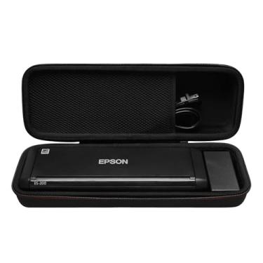Imagem de LTGEM Capa Rígida para Epson Workforce ES-200 / ES-300W Scanner Portátil de Documentos - Bolsa de Armazenamento Protetora de Viagem