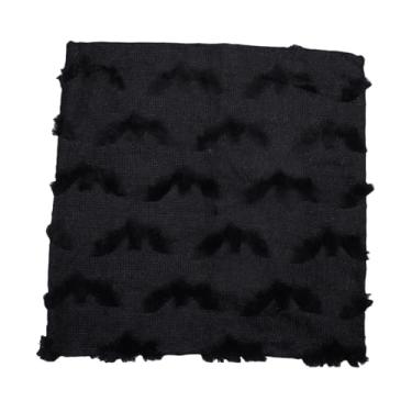 Imagem de Yosoo Capa de Almofada Assustadora, Fronha Inovadora de Halloween, Protetor de Almofada para Decoração de sofá, Material (Morcego Preto 45x45cm / 17,7x17,7 pol.)
