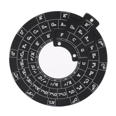 Imagem de SPYMINNPOO Ferramenta de Melodia de Roda de Acordes de Liga de Alumínio - Durável e Leve - para Entusiastas de Teoria Musical