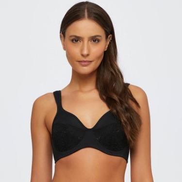 Imagem de SUTIA TRIUMPH LILLY 25062 TC D PRETO 46