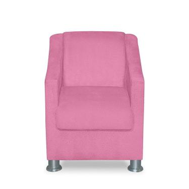 Imagem de Mini Poltrona Cadeira Infantil Tilla De Criança Suede Rose