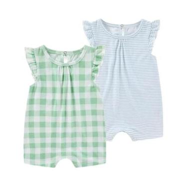 Imagem de Bodies De Cartoon Para Bebês Meninos E Meninas, Conjunto De 2 Peças, M