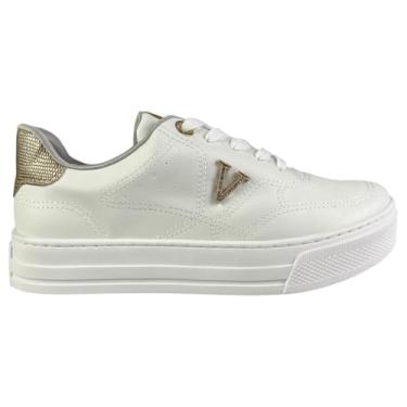 Imagem de Tênis Casual Feminino Via Marte Flatform Napa Moda Conforto (Branco, BR, Adulto, Numérico, 36)