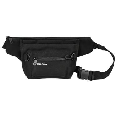 Imagem de MotiveTech Bolsa para petiscos de cachorro, bolsa de treinamento para animais de estimação com cinto de cintura, pochete multifuncional para passear com cães e, Preto