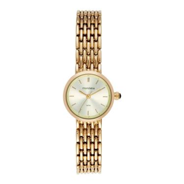 Imagem de Relogio Mondaine Feminino Ref: 32868lpmvdm1 Social Dourado