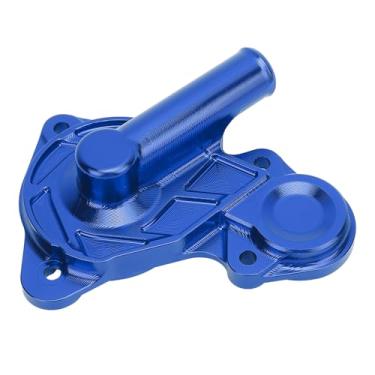 Imagem de Generic Tampa Bomba de água Motocicleta, Protetor de Bomba de água de Motocicleta Protetor de Proteção Anodizado Excelente Dissipação de Calor para Xmax 125 250 300 400 (Azul)